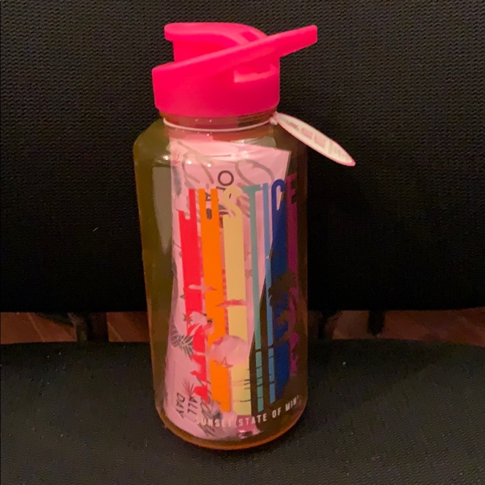 Justice water bottle